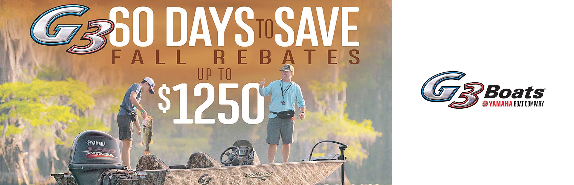 G3: G3 60 Days to Save Fall Rebates